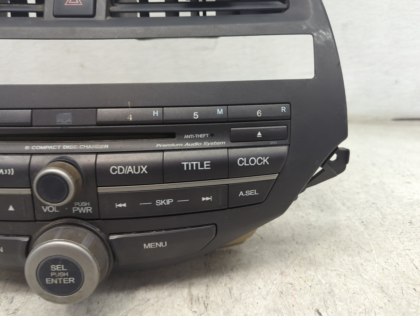 2010-2012 Honda Accord Radio AM FM Cd Player Receiver Replacement P/N:DEX0907ZHXNUC 027361, 77260TA6A500 Fits Fits 2010 2011