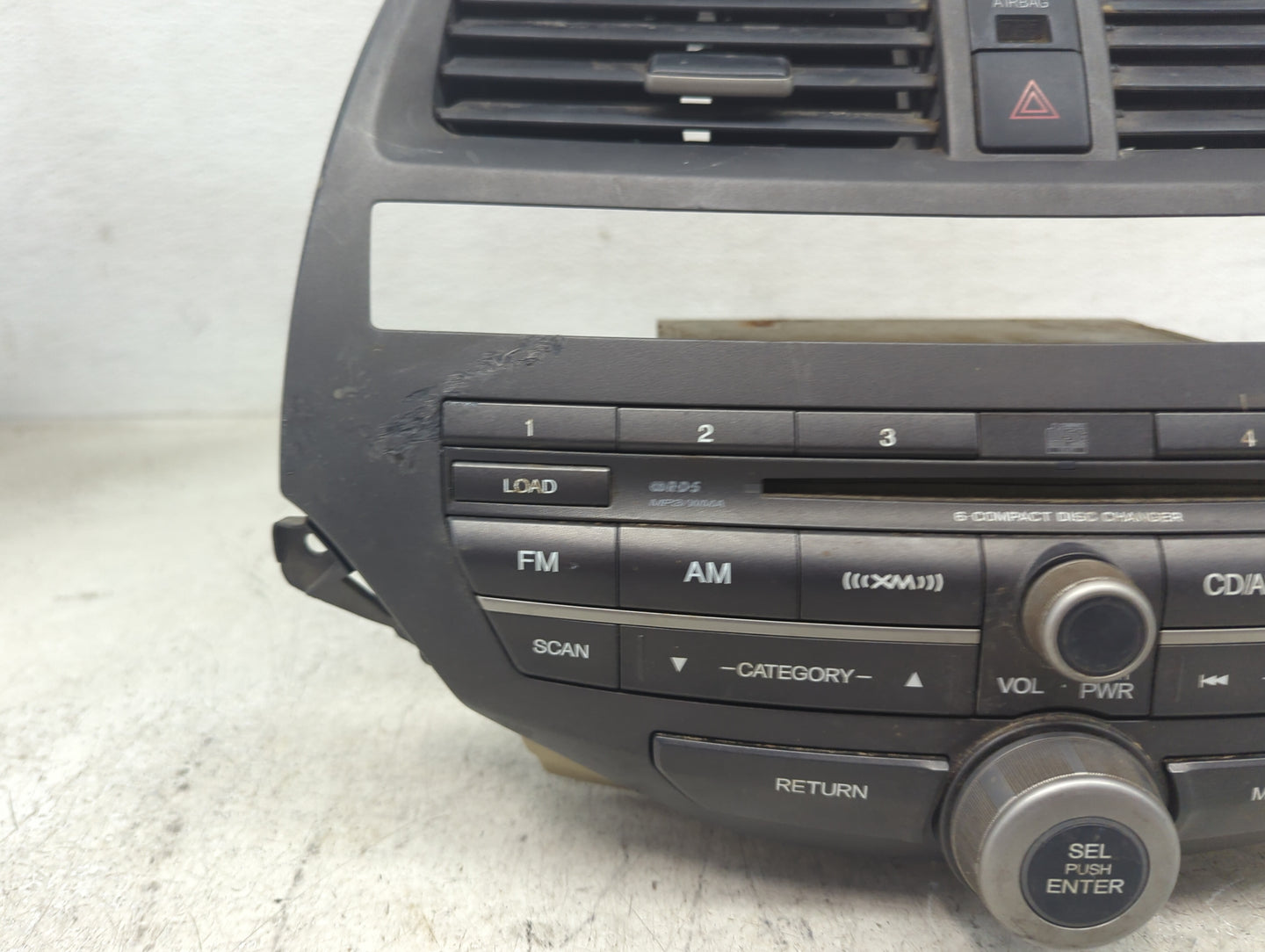 2010-2012 Honda Accord Radio AM FM Cd Player Receiver Replacement P/N:DEX0907ZHXNUC 027361, 77260TA6A500 Fits Fits 2010 2011