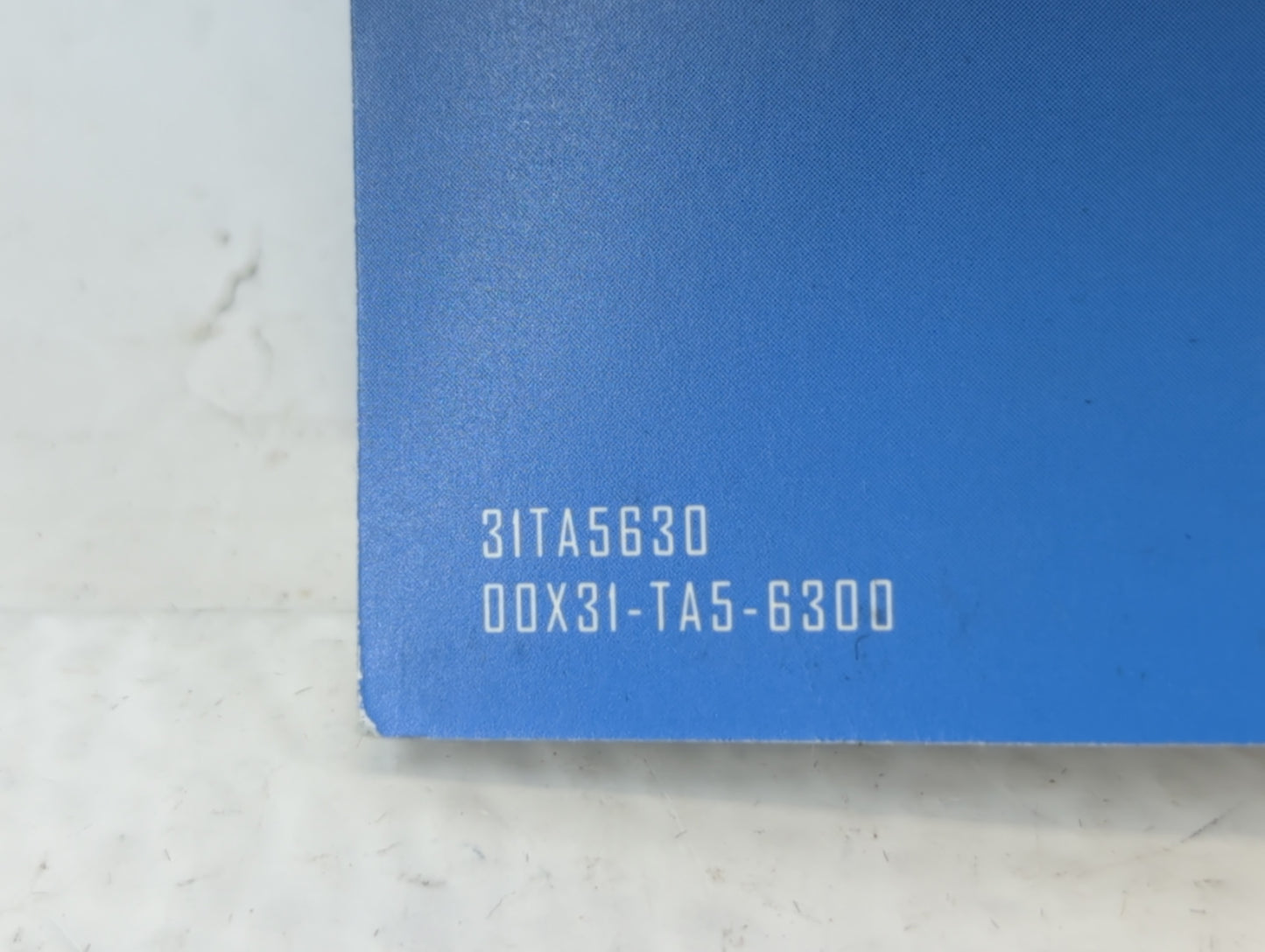 2011 Honda Accord Owners Manual Book Guide P/N:00X31-TA5-6300 31TA5630 OEM Used Auto Parts - Oemusedautoparts1.com
