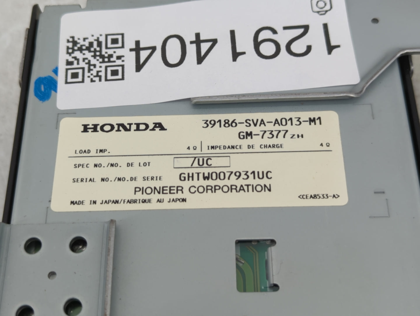 2010-2011 Honda Civic Information Display Screen - Oemusedautoparts1.com