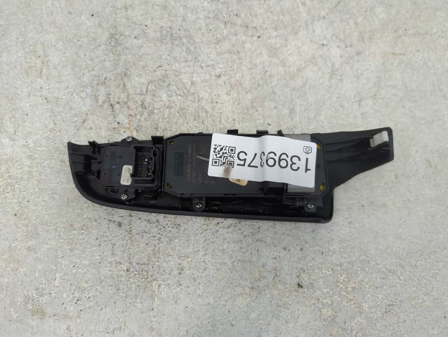 2006-2011 Honda Civic Master Power Window Switch Replacement Driver Side Left P/N:35750-SNA-A130-M1 Fits OEM Used Auto Parts