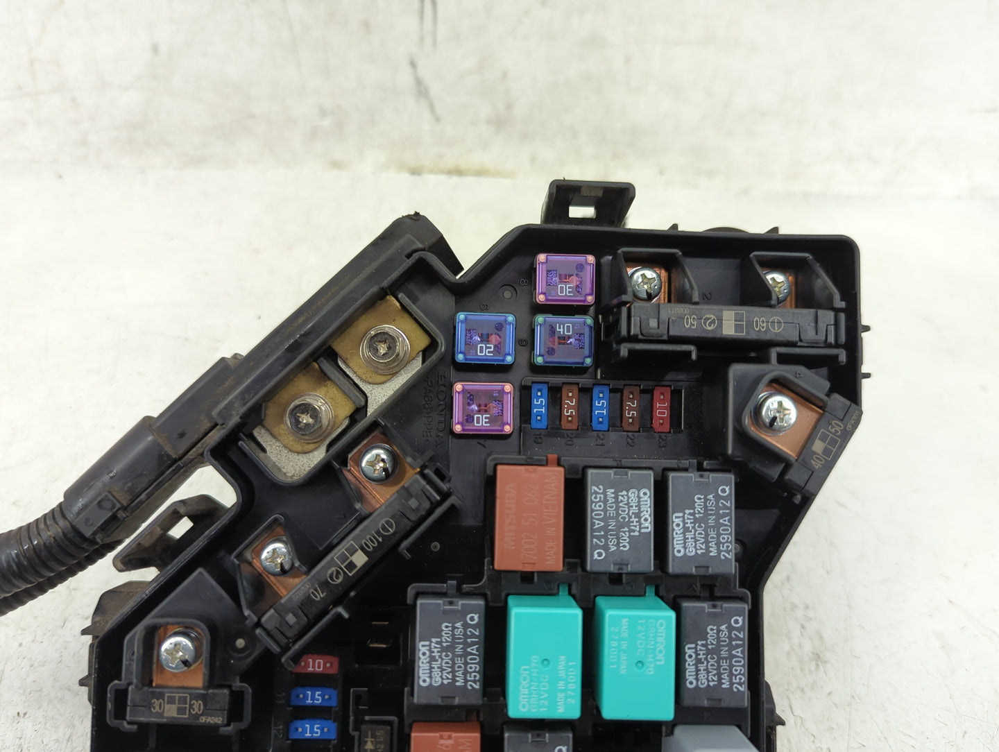 2008-2011 Honda Civic Fusebox Fuse Box Panel Relay Module P/N:SNA-A03 Fits Fits 2008 2009 2010 2011 OEM Used Auto Parts - Oe