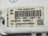 2006-2011 Honda Civic Instrument Cluster Speedometer Gauges P/N:78200-SNA-A050-M1 PA1208101 Fits OEM Used Auto Parts - Oemus