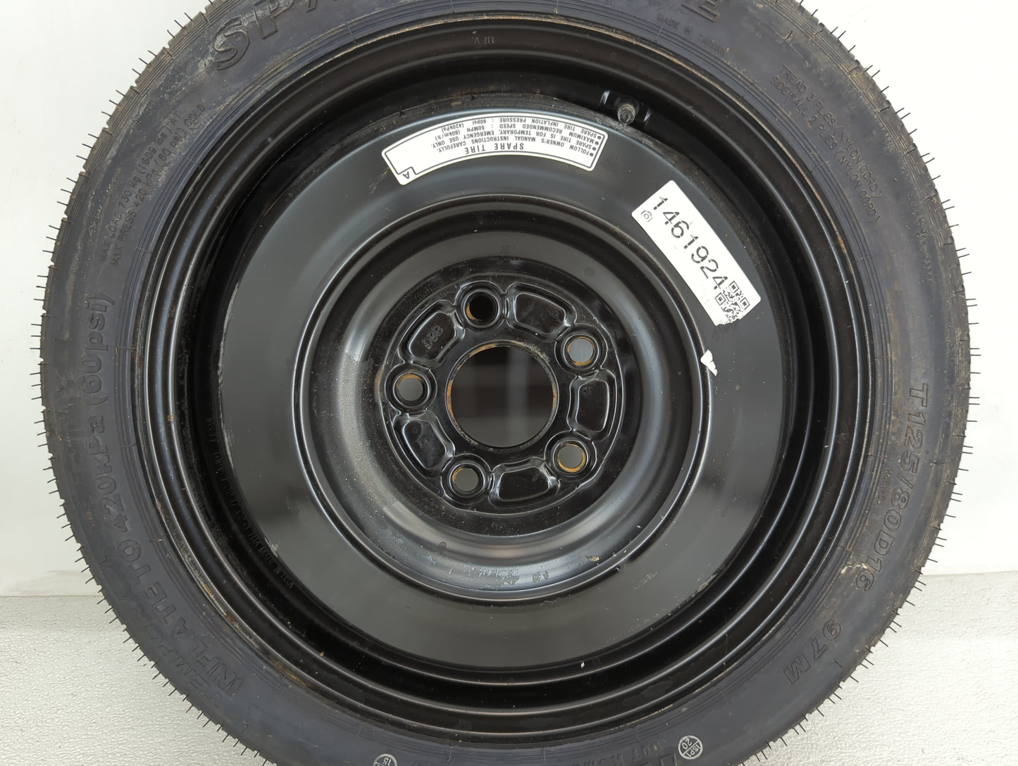 2006-2015 Honda Civic Spare Donut Tire Wheel Rim Oem 1461924 - Oemusedautoparts1.com