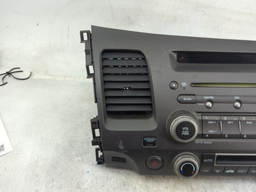 2009-2011 Honda Civic Radio AM FM Cd Player Receiver Replacement P/N:MFHN909A Fits Fits 2009 2010 2011 OEM Used Auto Parts
