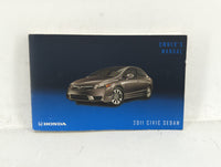 2011 Honda Civic Owners Manual Book Guide OEM Used Auto Parts - Oemusedautoparts1.com