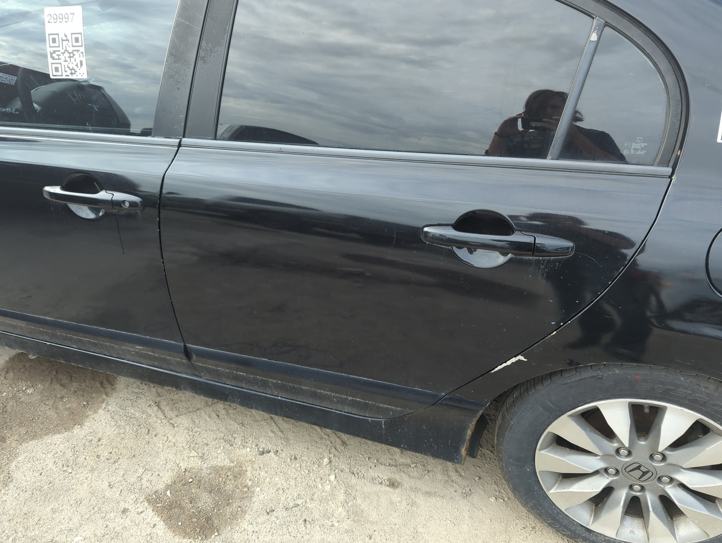2006-2011 Honda Civic Driver Rear Door Oem 5016215 - Oemusedautoparts1.com