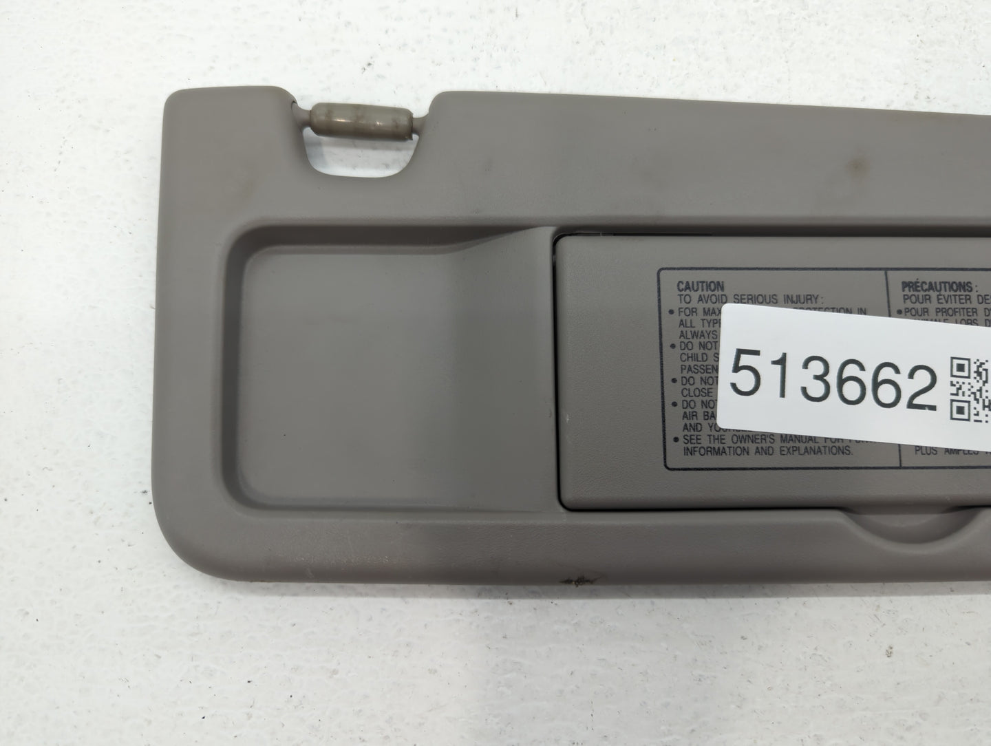 2006-2011 Honda Civic Sun Visor Shade Replacement Passenger Right Mirror Fits Fits 2006 2007 2008 2009 2010 2011 OEM Used Au