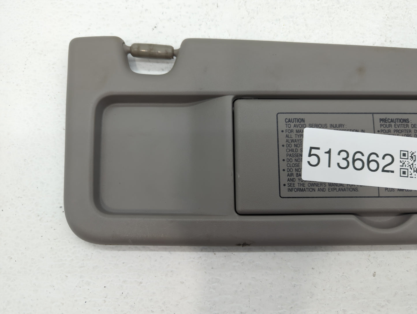 2006-2011 Honda Civic Sun Visor Shade Replacement Passenger Right Mirror Fits Fits 2006 2007 2008 2009 2010 2011 OEM Used Au