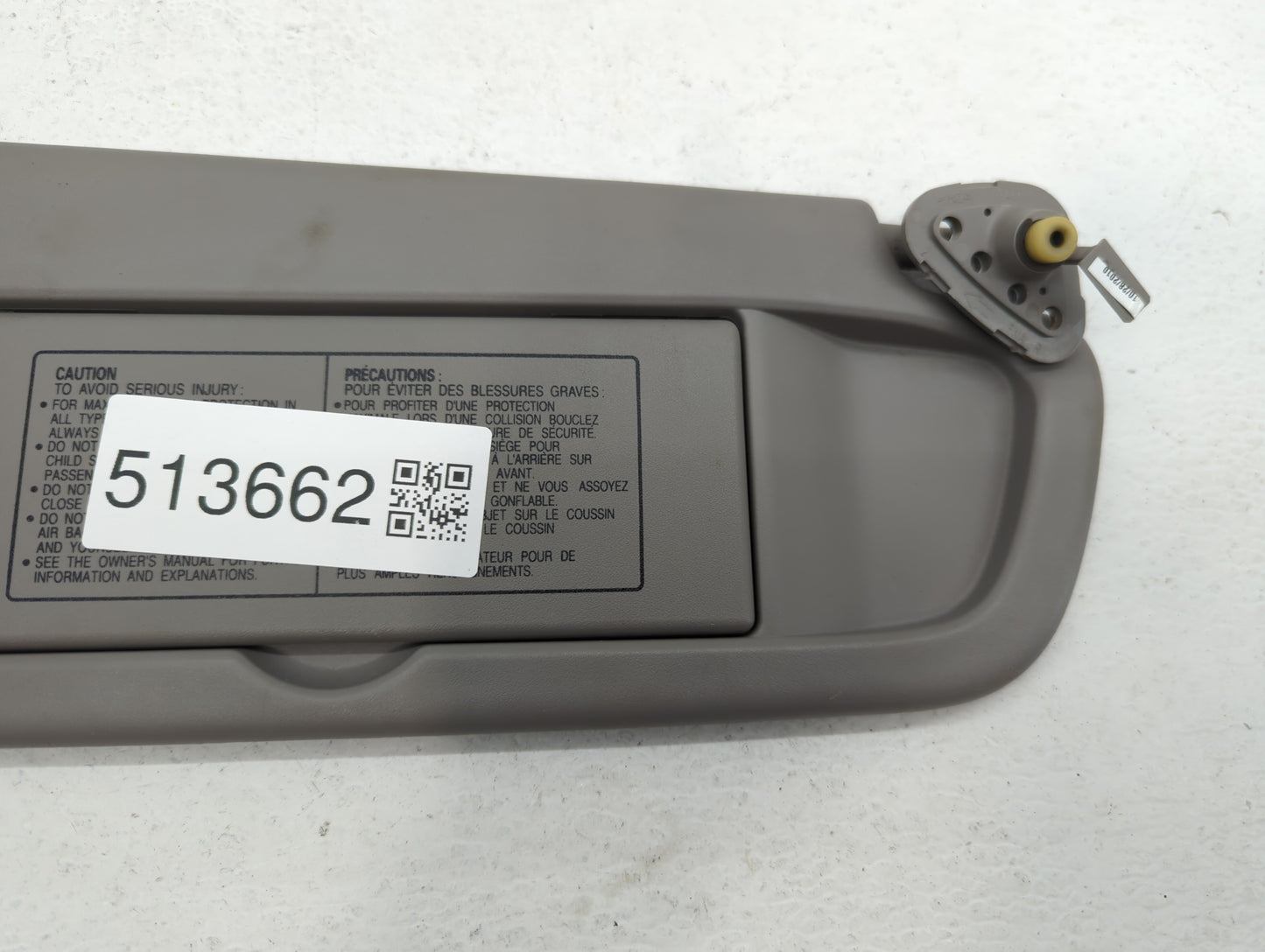 2006-2011 Honda Civic Sun Visor Shade Replacement Passenger Right Mirror Fits Fits 2006 2007 2008 2009 2010 2011 OEM Used Au