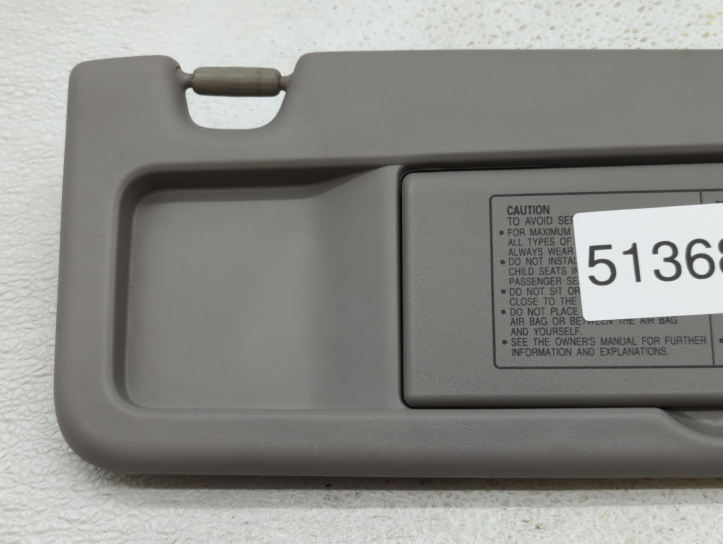 2006-2011 Honda Civic Sun Visor Shade Replacement Passenger Right Mirror Fits Fits 2006 2007 2008 2009 2010 2011 OEM Used Au