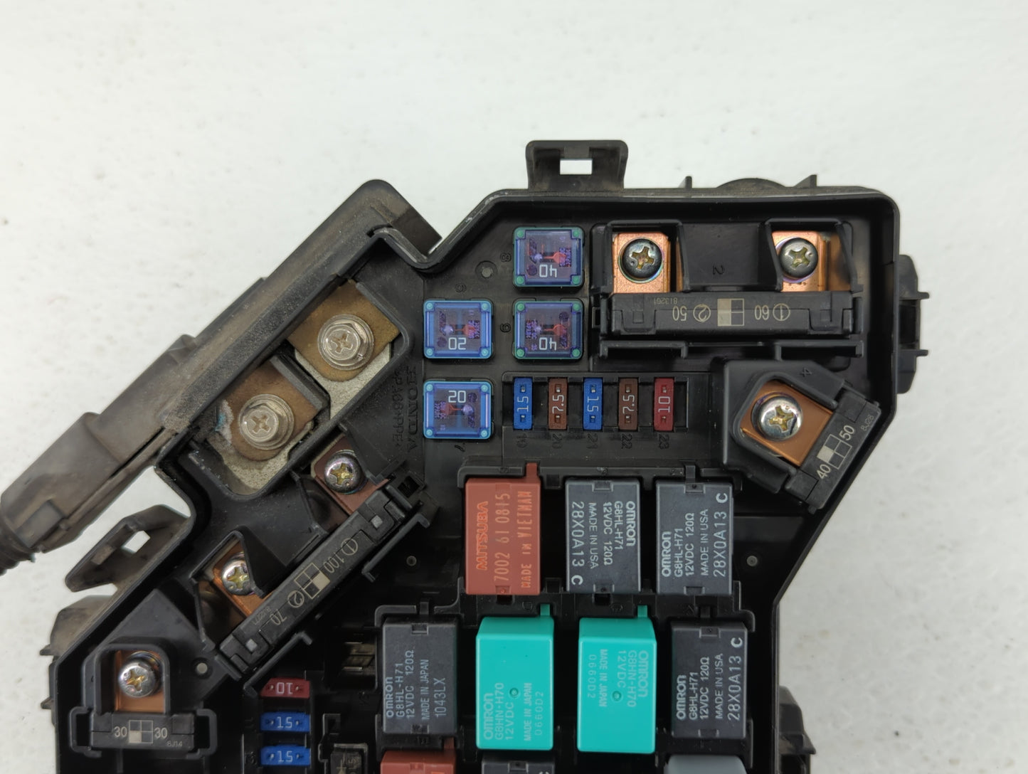 2008-2011 Honda Civic Fusebox Fuse Box Panel Relay Module P/N:SVA-A131 Fits Fits 2008 2009 2010 2011 OEM Used Auto Parts - O
