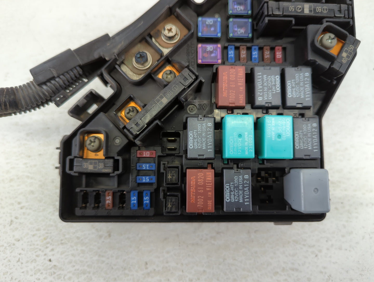 2008-2011 Honda Civic Fusebox Fuse Box Panel Relay Module P/N:SVA-A031 Fits Fits 2008 2009 2010 2011 OEM Used Auto Parts - O