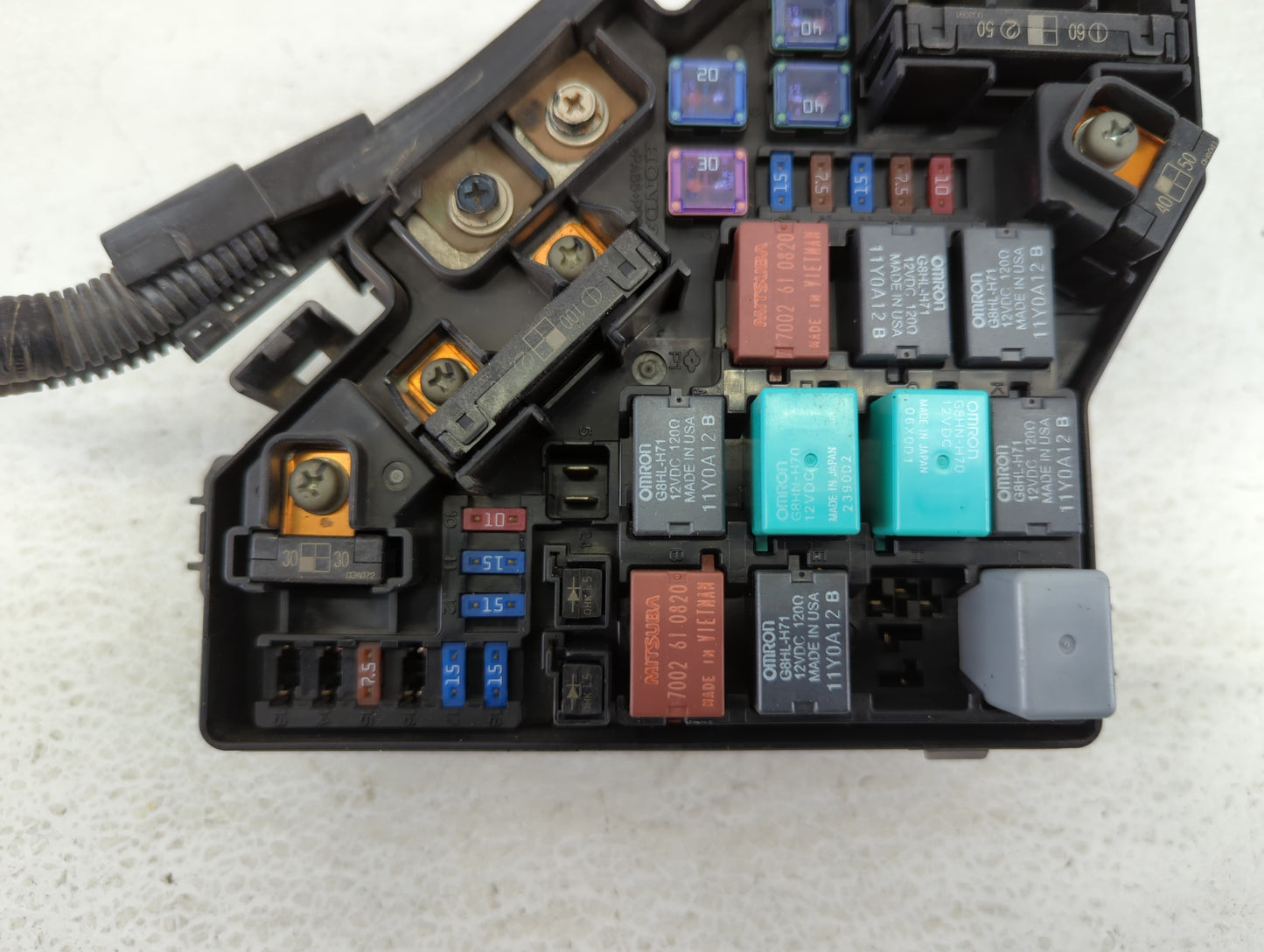 2008-2011 Honda Civic Fusebox Fuse Box Panel Relay Module P/N:SVA-A031 Fits Fits 2008 2009 2010 2011 OEM Used Auto Parts - O