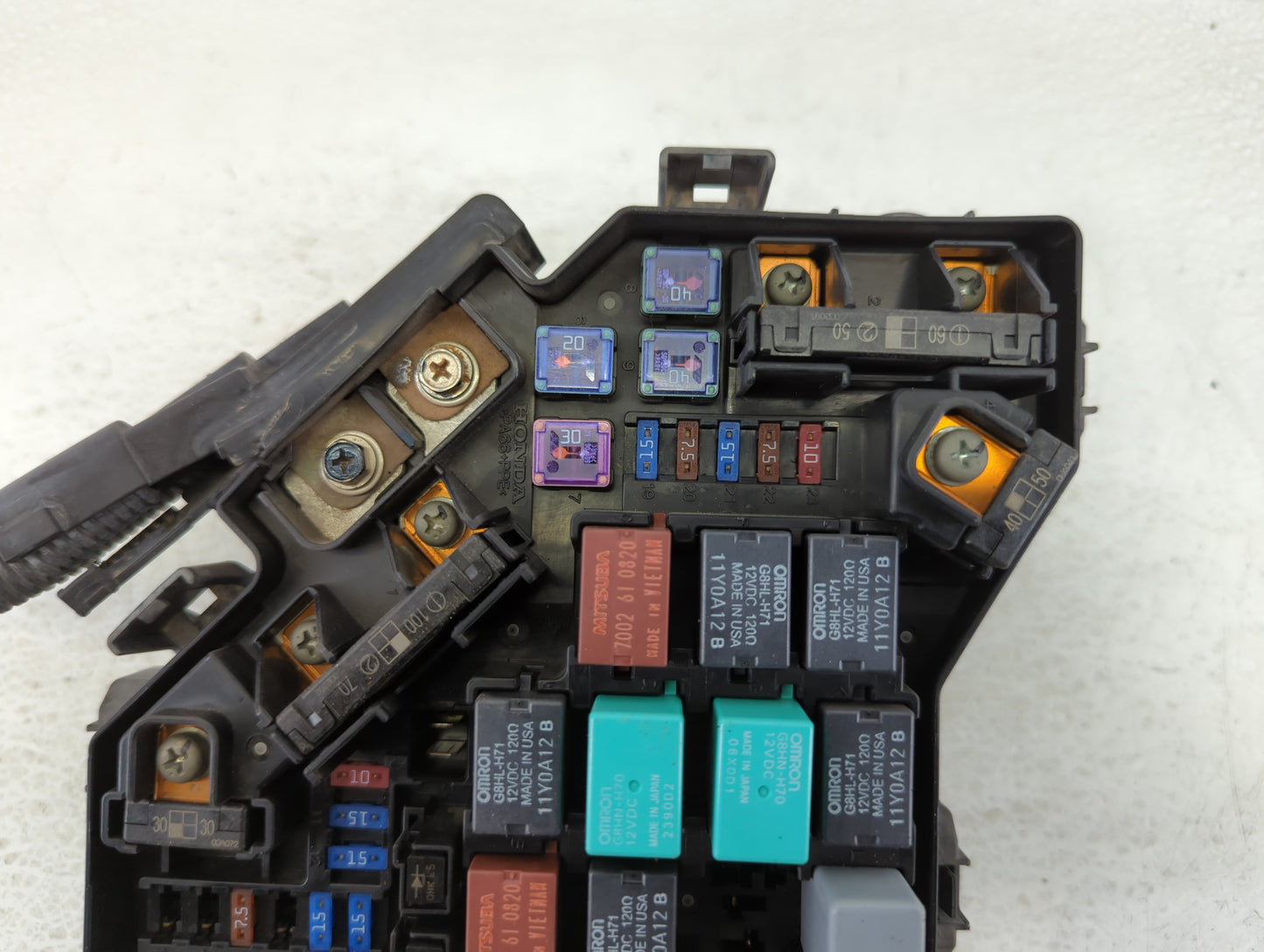 2008-2011 Honda Civic Fusebox Fuse Box Panel Relay Module P/N:SVA-A031 Fits Fits 2008 2009 2010 2011 OEM Used Auto Parts - O