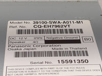 2011 Honda Cr-V Radio AM FM Cd Player Receiver Replacement P/N:39100-SWA-A011-M1 CQ-EH7962VT Fits OEM Used Auto Parts - Oemu