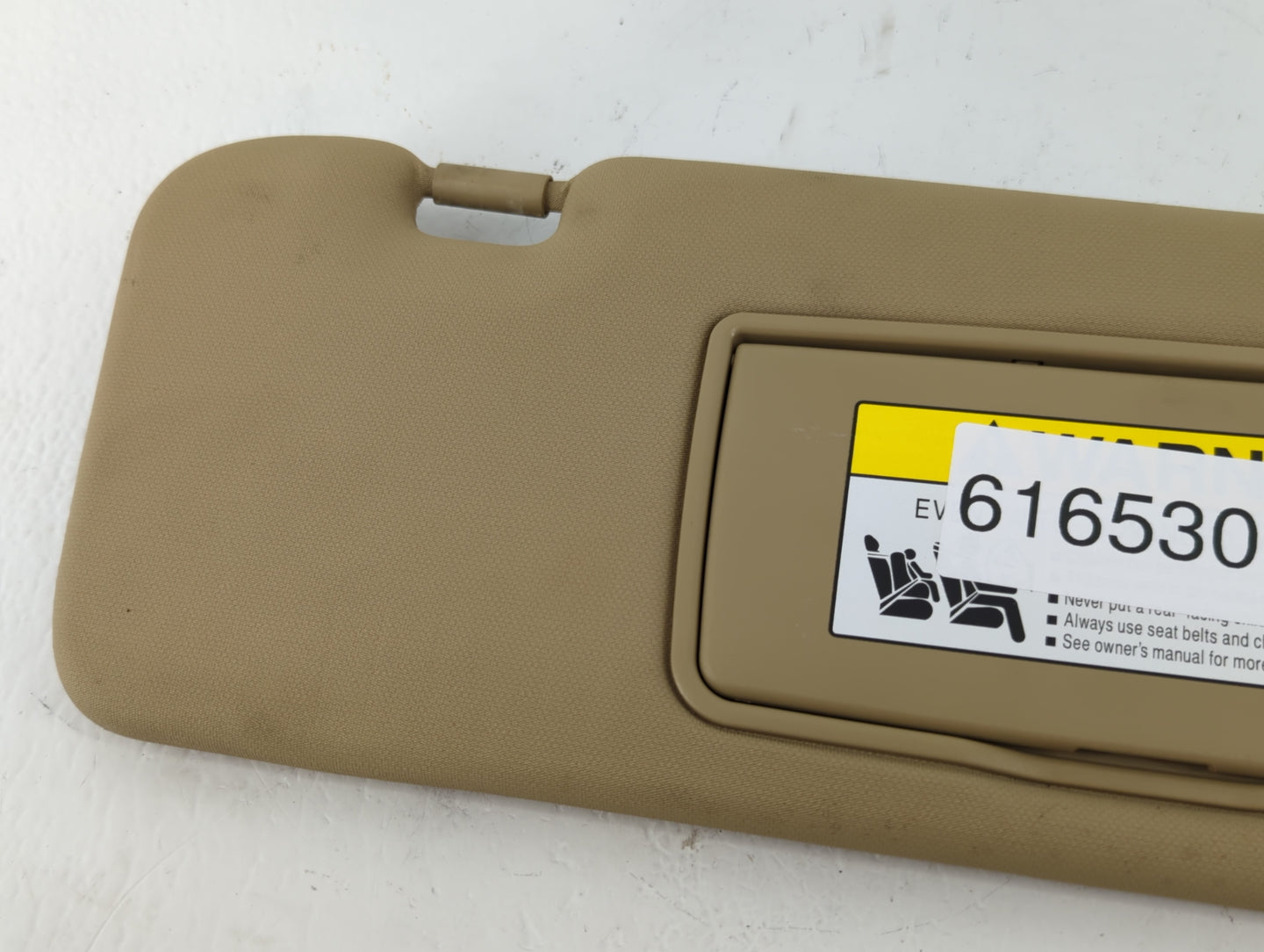 2010-2011 Honda Cr-V Sun Visor Shade Replacement Passenger Right Mirror Fits Fits 2010 2011 OEM Used Auto Parts - Oemusedaut