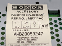 2003-2011 Honda Element Radio AM FM Cd Player Receiver Replacement P/N:39100-SCV-C010-M MF711AC Fits OEM Used Auto Parts - O