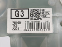 2011-2013 Honda Fit Instrument Cluster Speedometer Gauges P/N:78100-TK6 A221 Fits Fits 2011 2012 2013 OEM Used Auto Parts - 