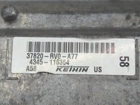 2011-2013 Honda Odyssey PCM Engine Control Computer ECU ECM PCU OEM P/N:37820-RV0-A77 Fits Fits 2011 2013 OEM Used Auto Part