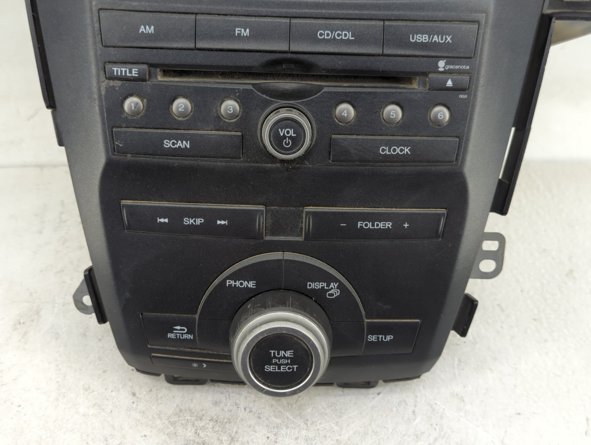 2011 Honda Odyssey Radio AM FM Cd Player Receiver Replacement P/N:39100-TK8-C120 Fits OEM Used Auto Parts - Oemusedautoparts