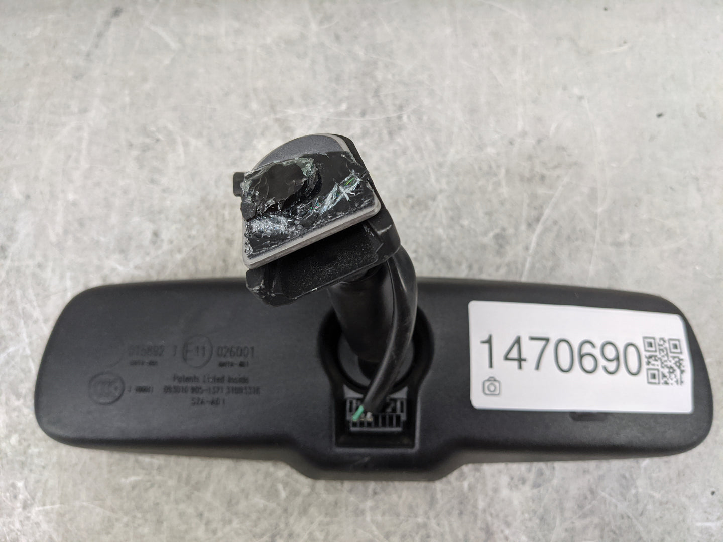 2011-2012 Honda Odyssey Interior Rear View Mirror Replacement OEM P/N:015892 026001 Fits Fits 2009 2010 2011 2012 2013 2014 