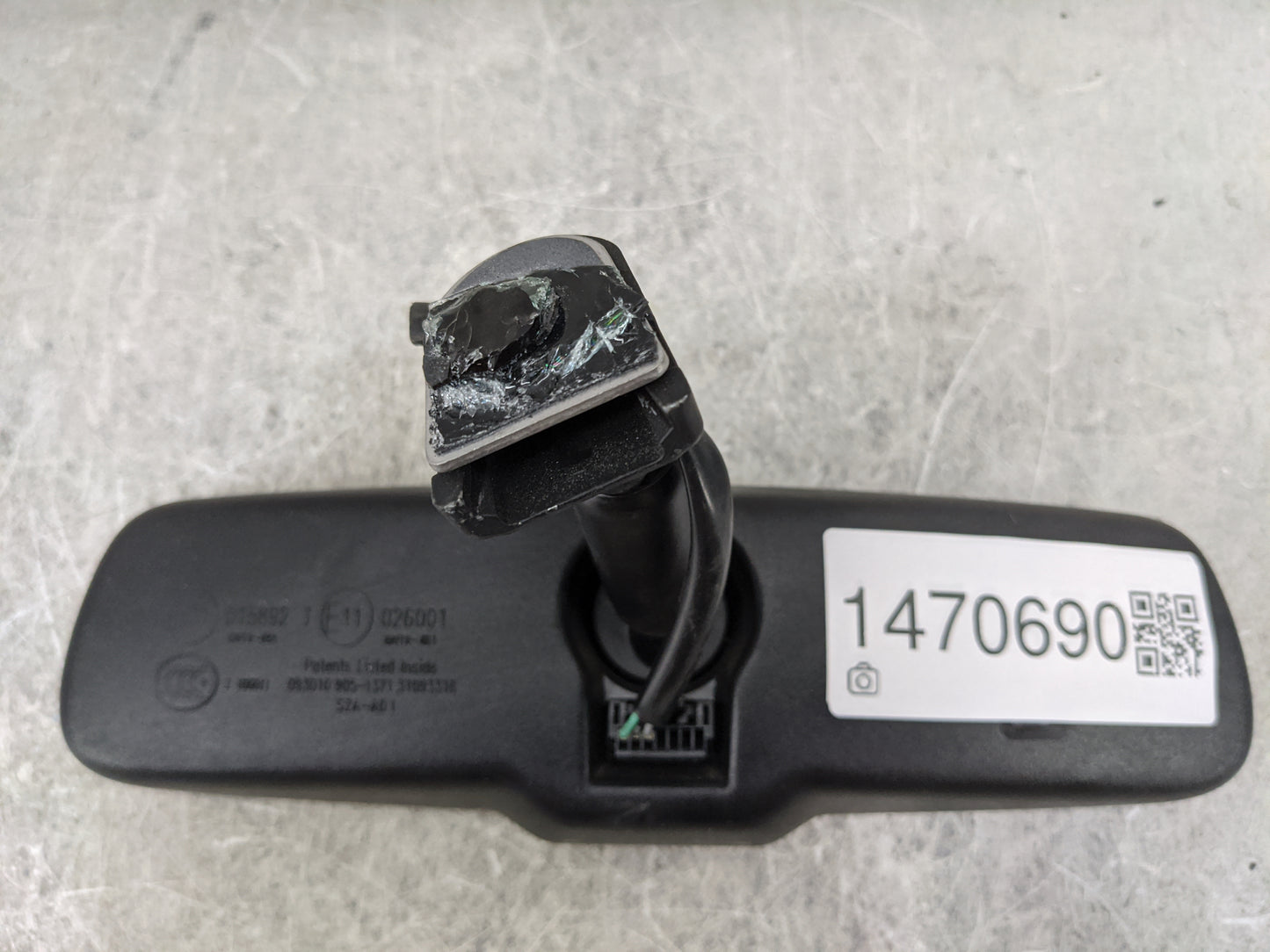 2011-2012 Honda Odyssey Interior Rear View Mirror Replacement OEM P/N:015892 026001 Fits Fits 2009 2010 2011 2012 2013 2014 