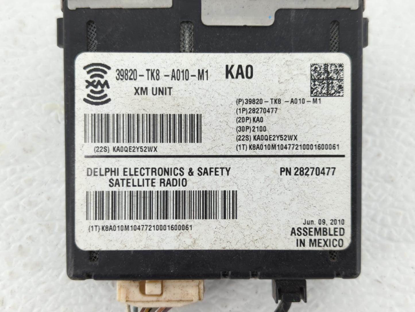 2011-2013 Honda Odyssey Am Fm Cd Player Radio Receiver - Oemusedautoparts1.com