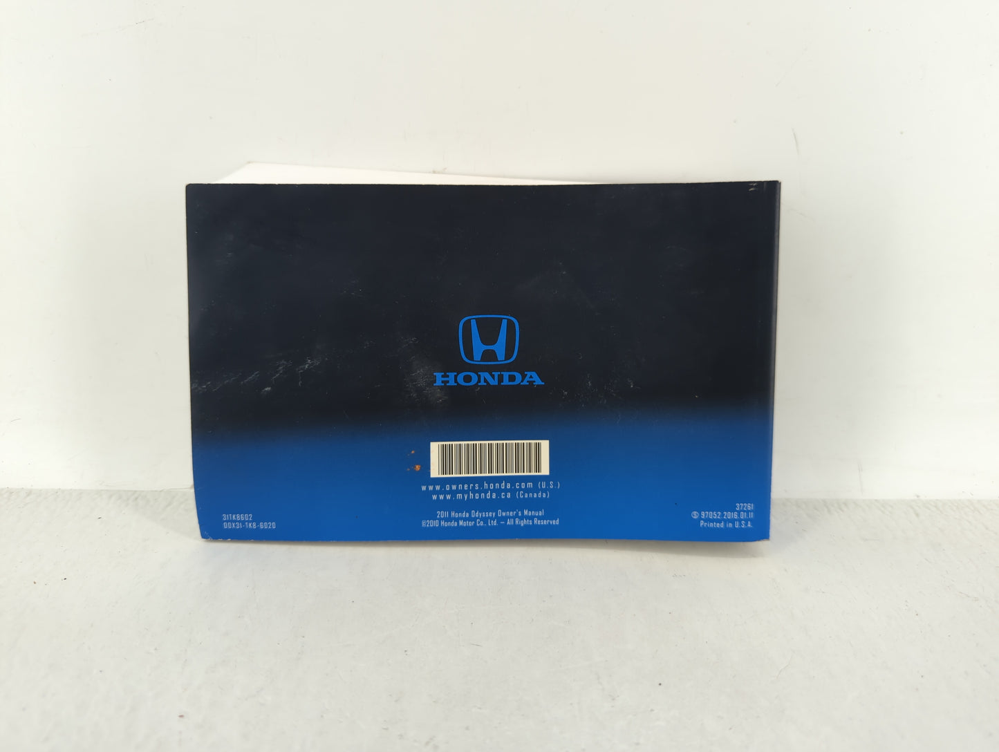 2011 Honda Odyssey Owners Manual Book Guide OEM Used Auto Parts - Oemusedautoparts1.com