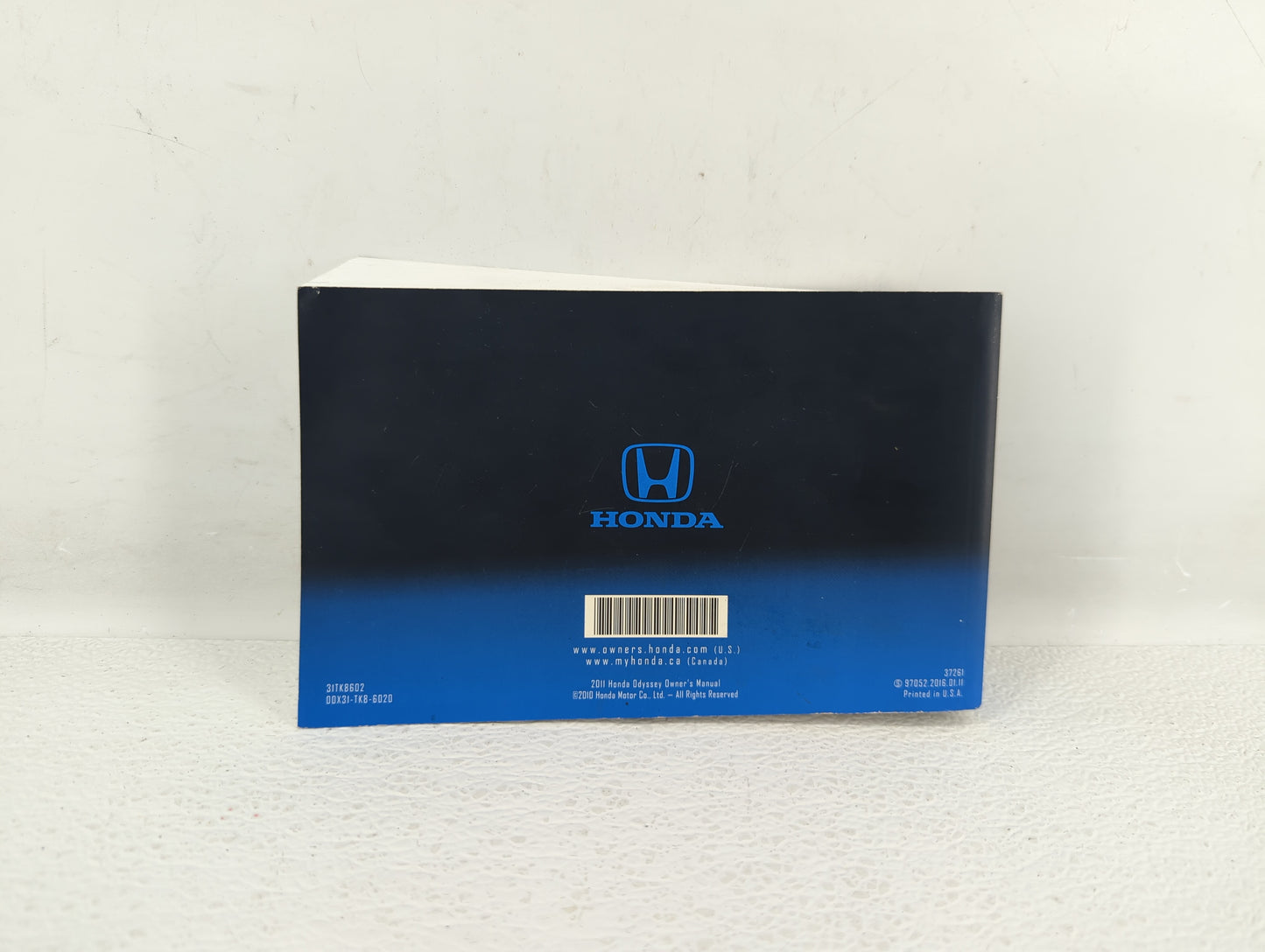 2011 Honda Odyssey Owners Manual Book Guide OEM Used Auto Parts - Oemusedautoparts1.com