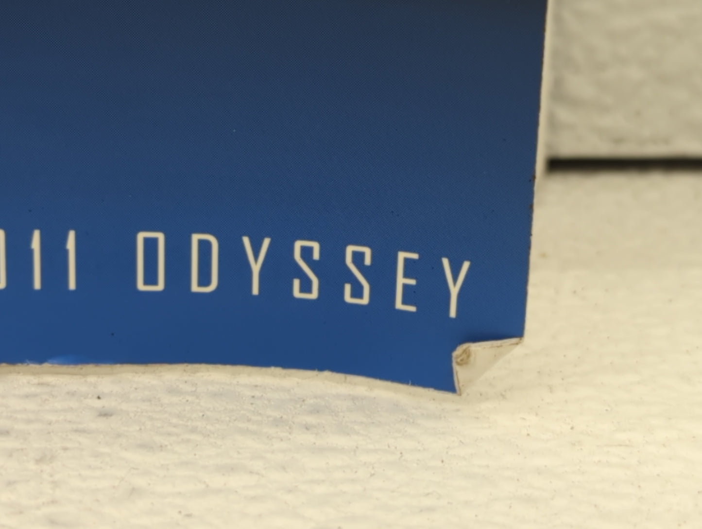 2011 Honda Odyssey Owners Manual Book Guide OEM Used Auto Parts - Oemusedautoparts1.com