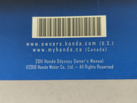 2011 Honda Odyssey Owners Manual Book Guide P/N:00X31-TK8-6020 31TK8602 OEM Used Auto Parts - Oemusedautoparts1.com