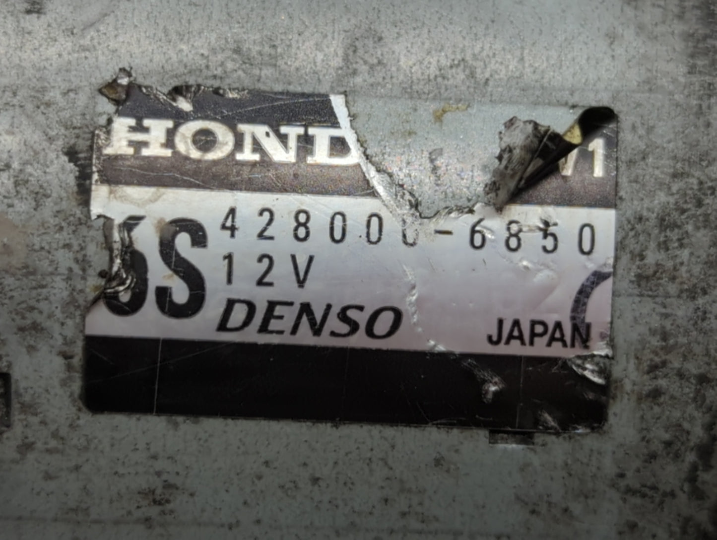 2011-2013 Honda Odyssey Car Starter Motor Solenoid OEM P/N:428000-6850 Fits Fits 2009 2010 2011 2012 2013 OEM Used Auto Part