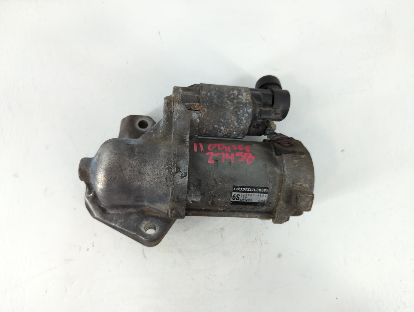 2011-2013 Honda Odyssey Car Starter Motor Solenoid OEM P/N:428000-6850 Fits Fits 2009 2010 2011 2012 2013 OEM Used Auto Part