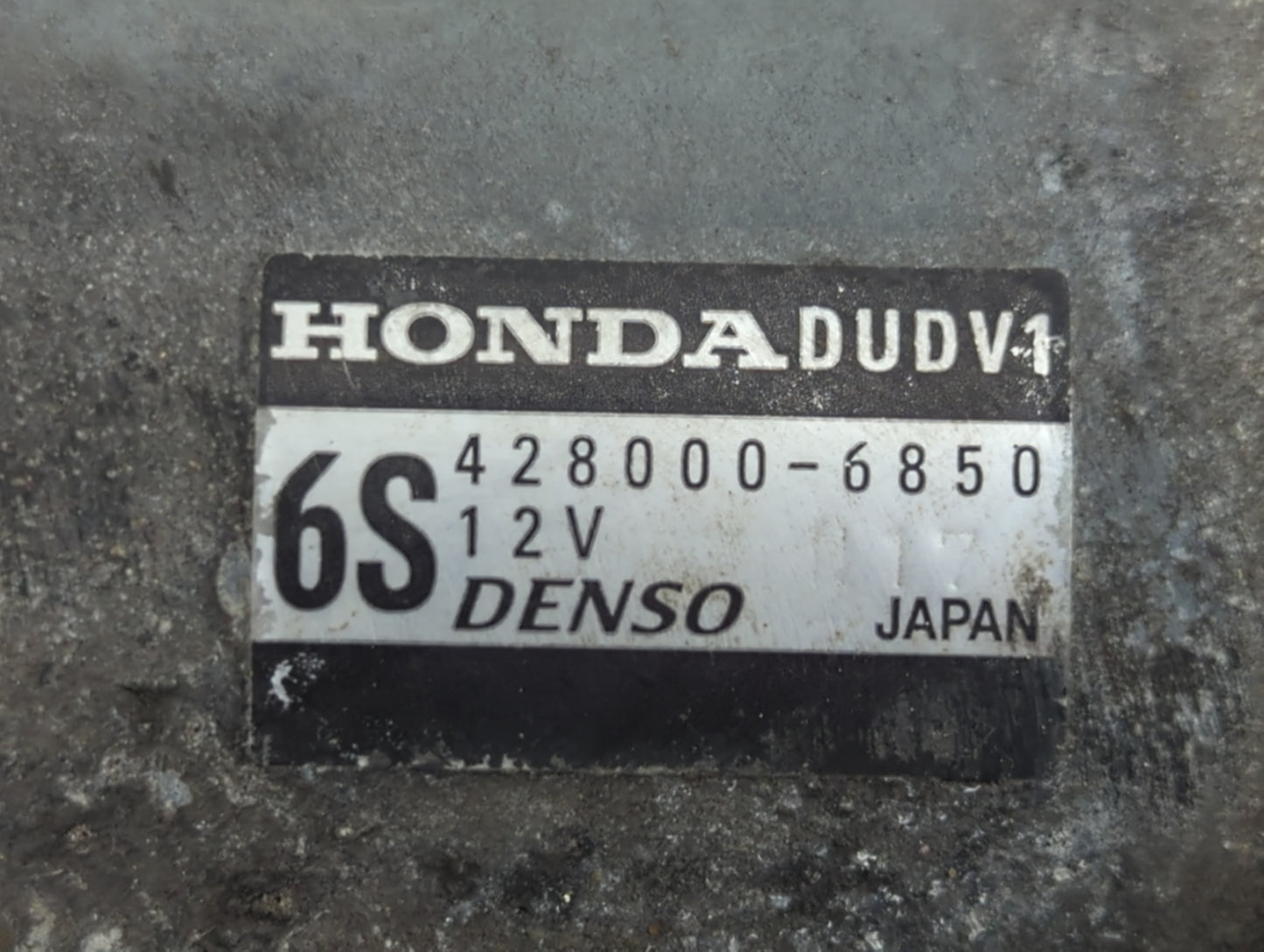 2011-2013 Honda Odyssey Car Starter Motor Solenoid OEM P/N:428000-6850 Fits Fits 2009 2010 2011 2012 2013 OEM Used Auto Part