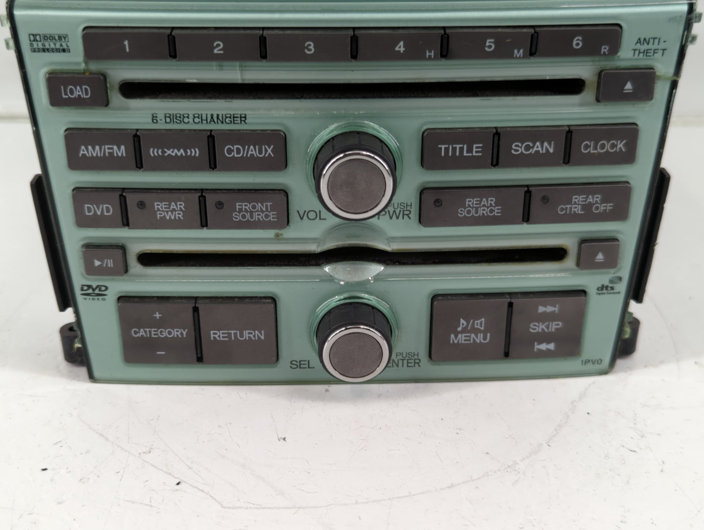 2009-2011 Honda Pilot Radio AM FM Cd Player Receiver Replacement P/N:39100-SZA-A600 Fits Fits 2009 2010 2011 OEM Used Auto P