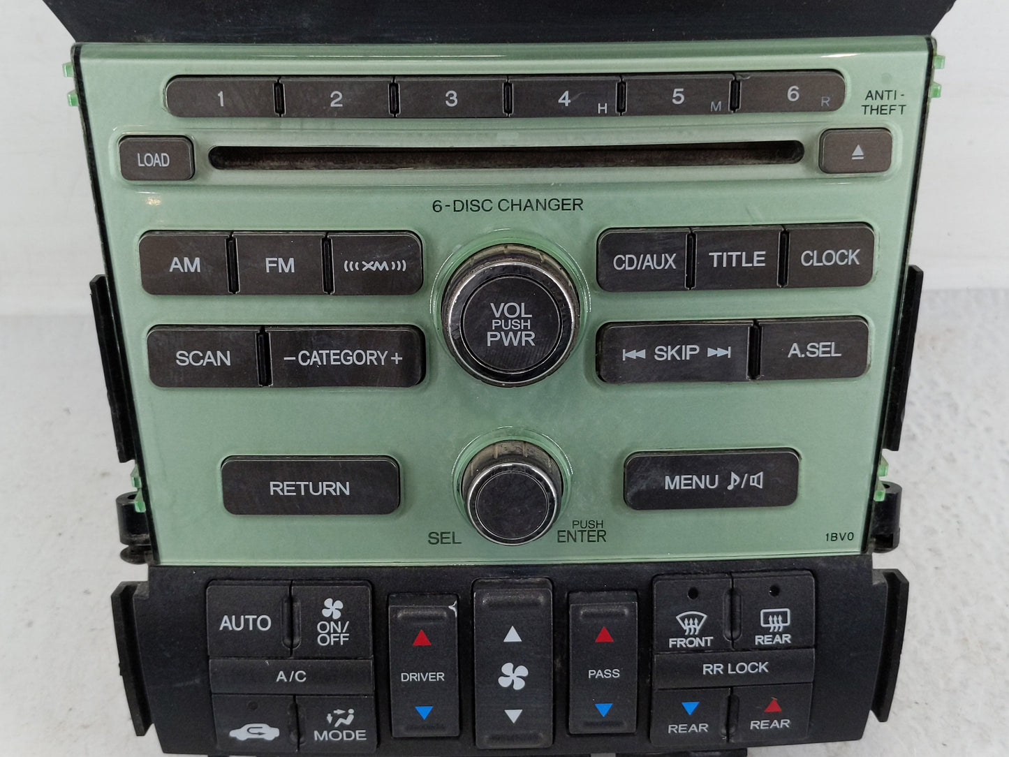 2009-2011 Honda Pilot Radio AM FM Cd Player Receiver Replacement P/N:39100-SZA-A210 Fits Fits 2009 2010 2011 OEM Used Auto P