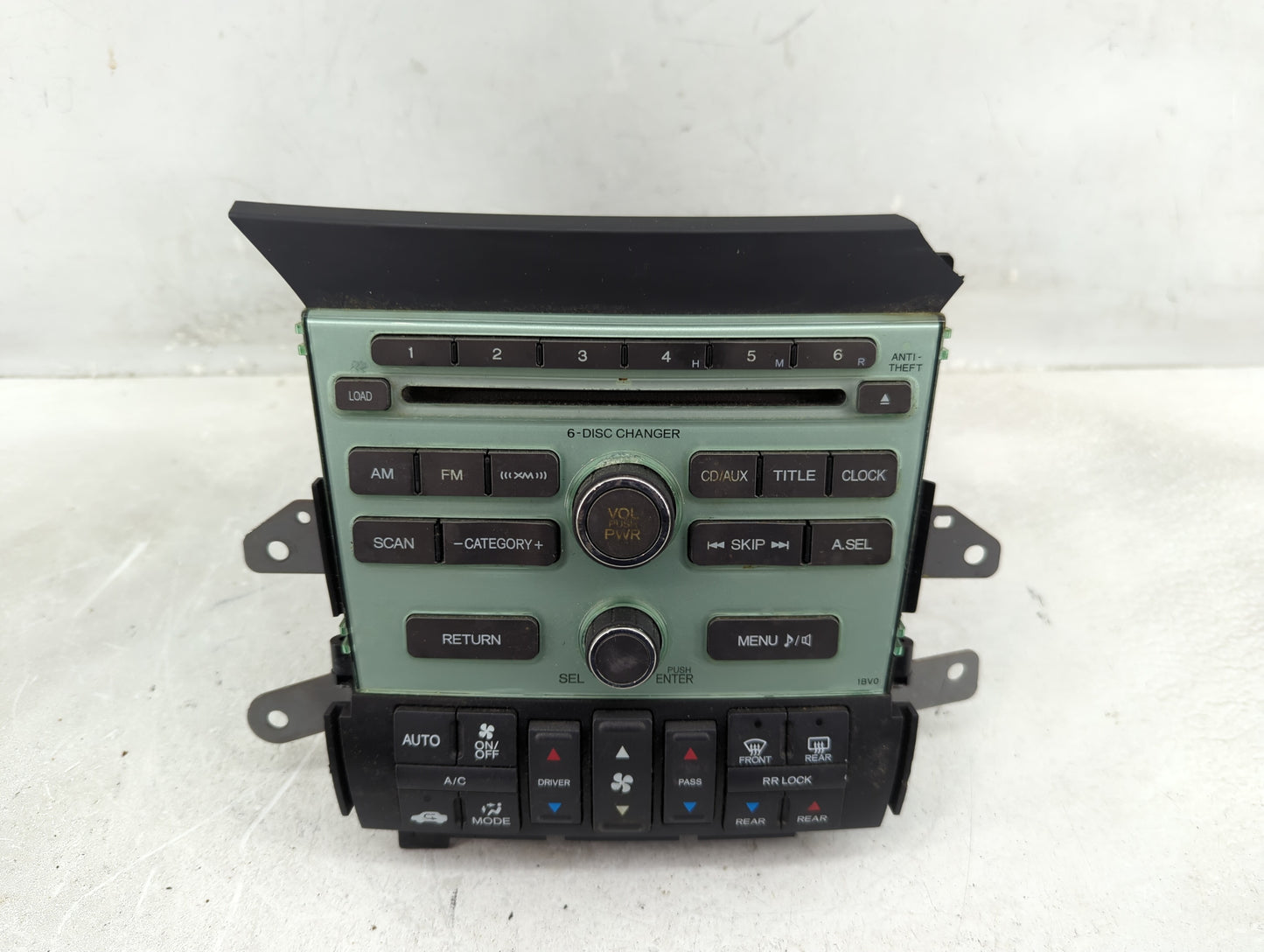 2009-2011 Honda Pilot Radio AM FM Cd Player Receiver Replacement P/N:39100-SZA-A210 Fits Fits 2009 2010 2011 OEM Used Auto P