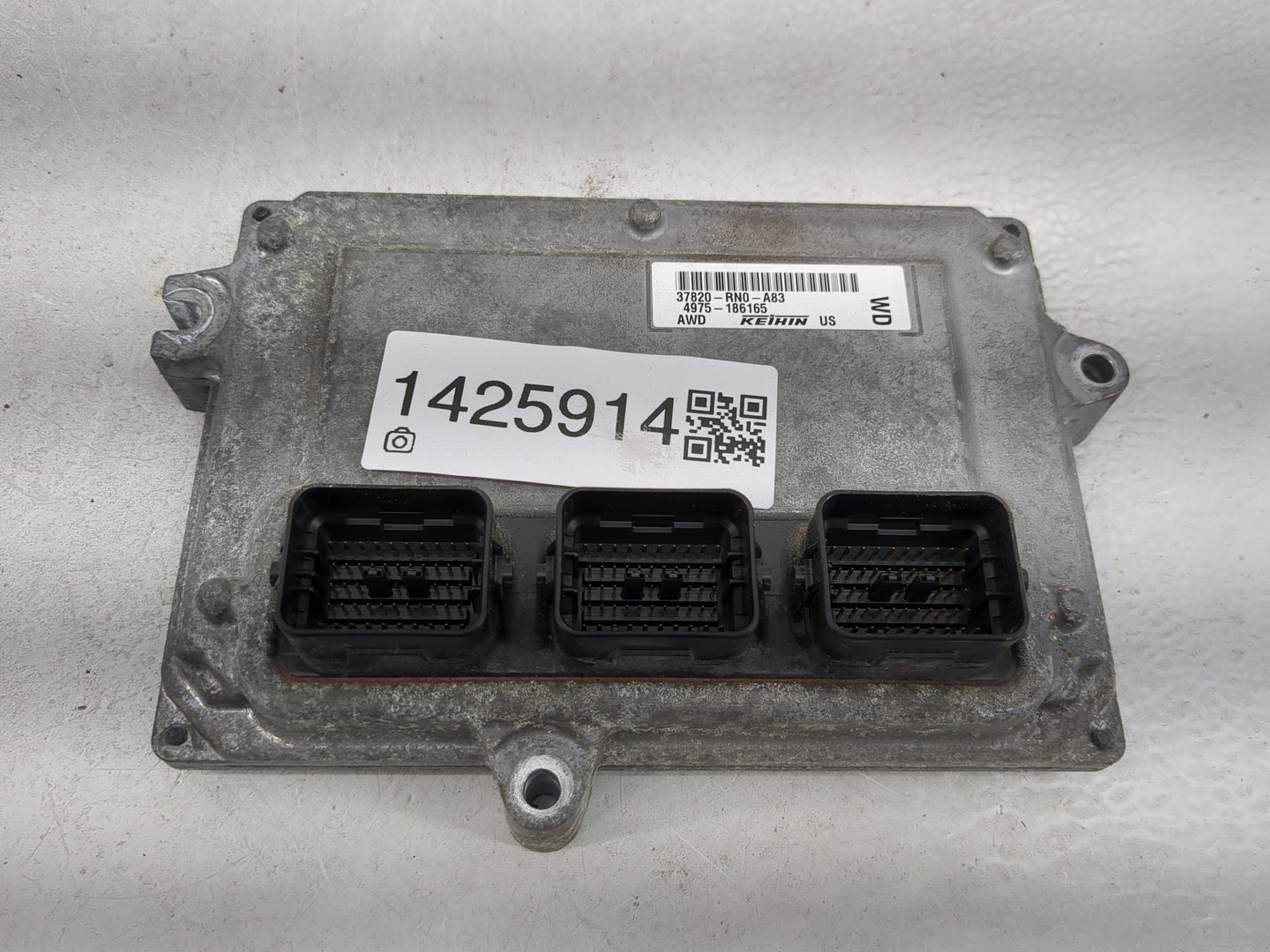 2011 Honda Pilot PCM Engine Control Computer ECU ECM PCU OEM P/N:37820-RN0-A83 Fits OEM Used Auto Parts - Oemusedautoparts1.