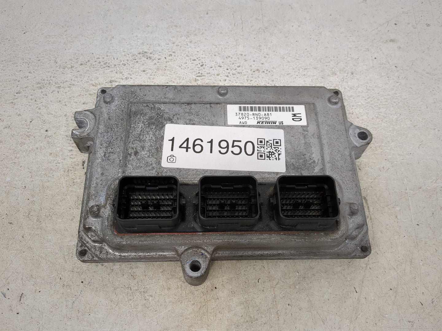2011 Honda Pilot PCM Engine Control Computer ECU ECM PCU OEM P/N:4975-139090 37820-RN0-A81 Fits OEM Used Auto Parts - Oemuse