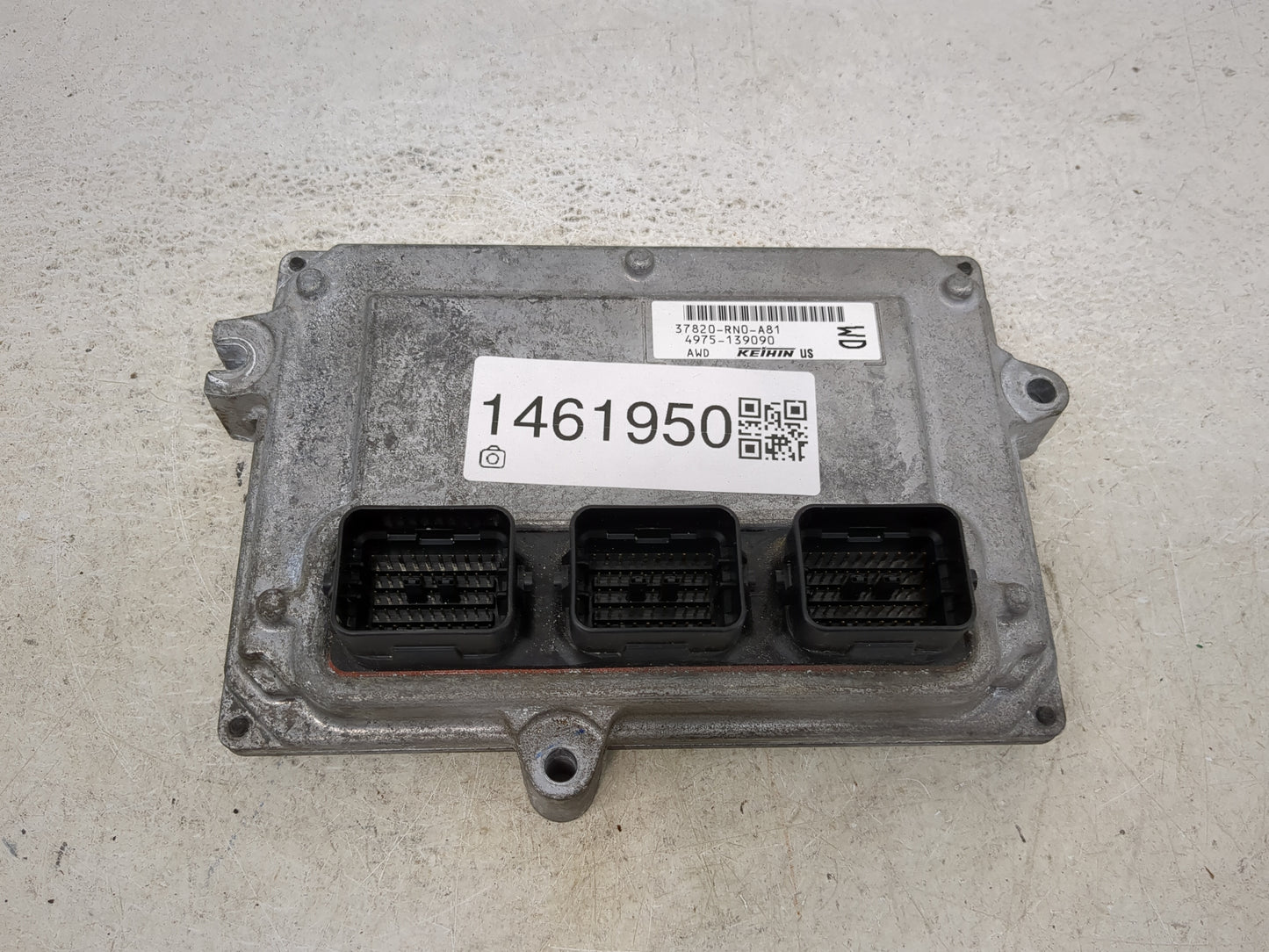 2011 Honda Pilot PCM Engine Control Computer ECU ECM PCU OEM P/N:4975-139090 37820-RN0-A81 Fits OEM Used Auto Parts - Oemuse