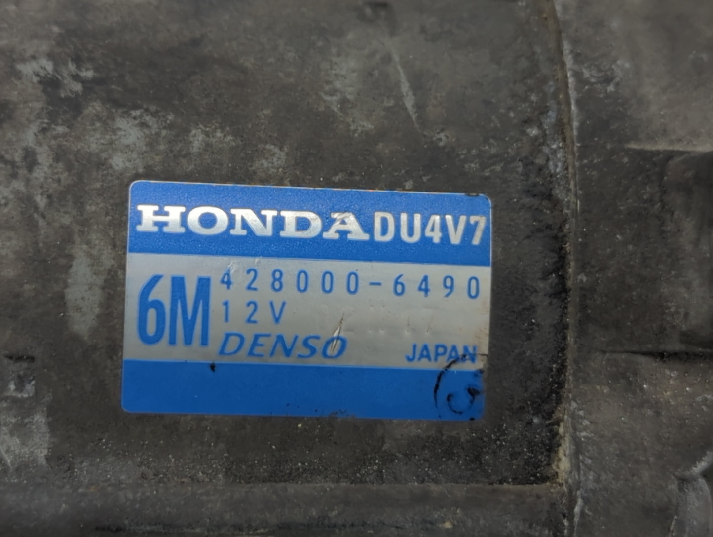 2009-2015 Honda Pilot Car Starter Motor Solenoid OEM P/N:428000-6490 Fits Fits 2008 2009 2010 2011 2012 2013 2014 2015 OEM U