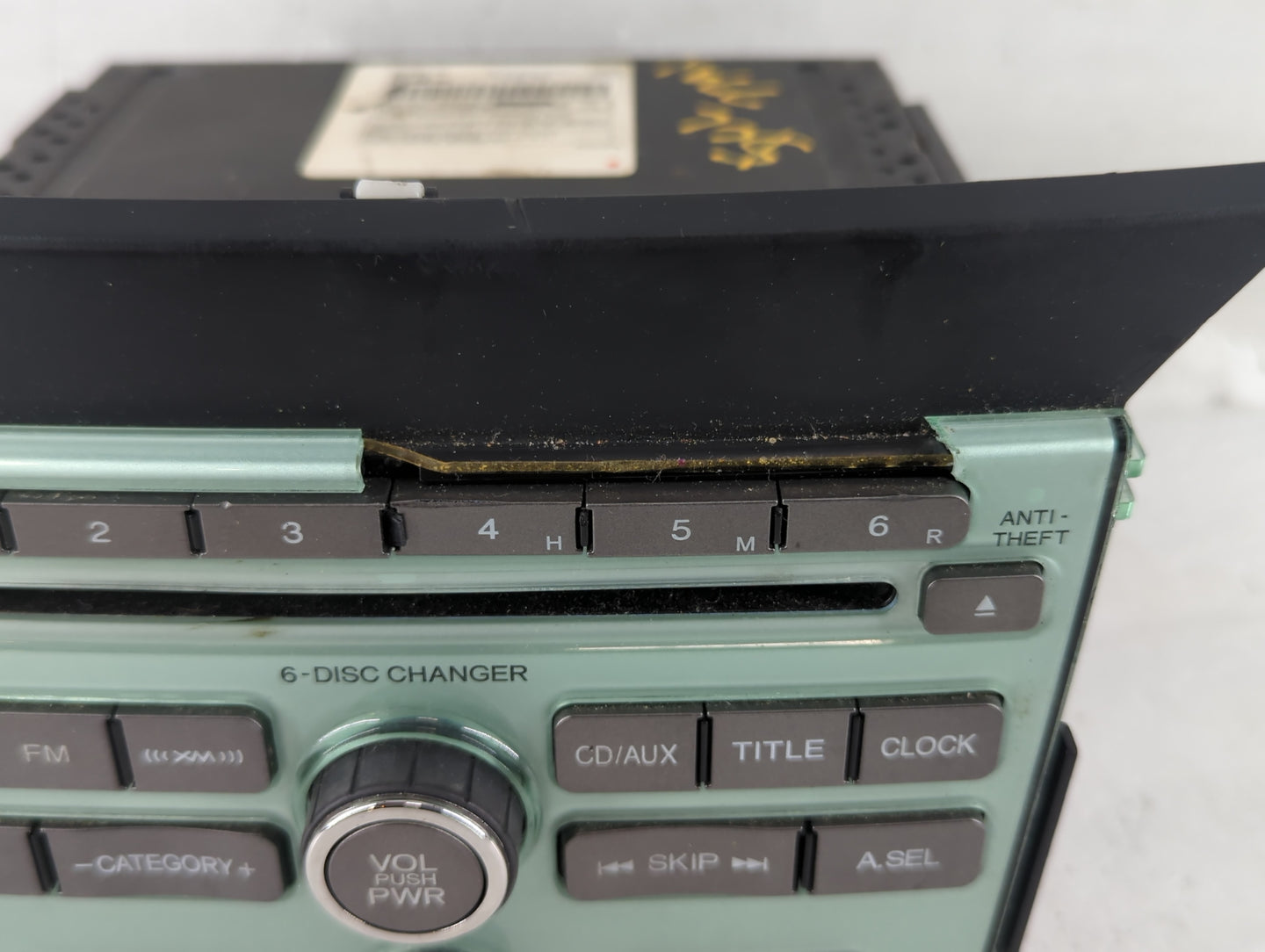 2011 Honda Pilot Radio AM FM Cd Player Receiver Replacement P/N:39100-SZA-A210 Fits OEM Used Auto Parts - Oemusedautoparts1.