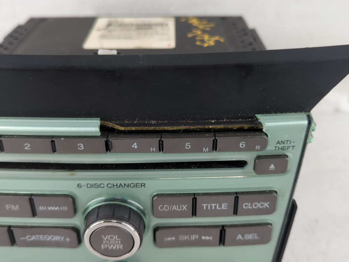 2011 Honda Pilot Radio AM FM Cd Player Receiver Replacement P/N:39100-SZA-A210 Fits OEM Used Auto Parts - Oemusedautoparts1.