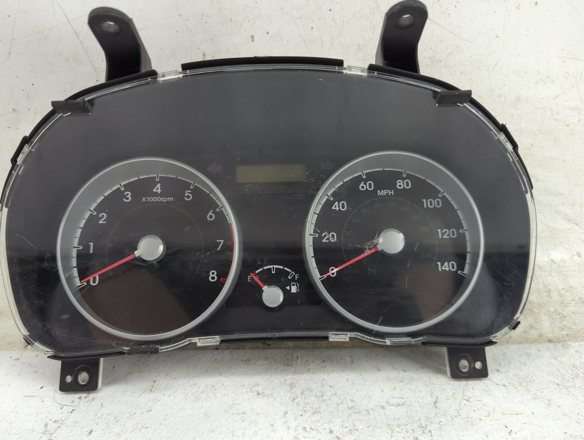 2010-2011 Hyundai Accent Instrument Cluster Speedometer Gauges P/N:94009-1E232 Miles: Fits Fits 2010 2011 OEM Used Auto Part
