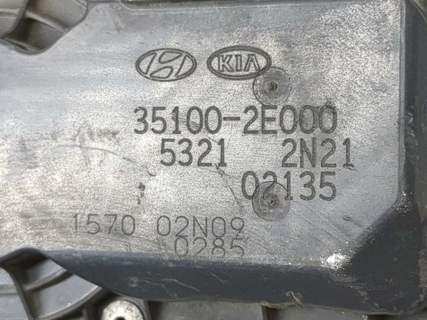 2011-2020 Hyundai Elantra Throttle Body P/N:35100-2E000 Fits Fits 2011 2012 2013 2014 2015 2016 2017 2018 2019 2020 2021 OEM