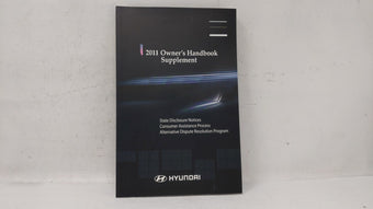 compare product 2011 Hyundai Elantra Owners Manual Book Guide OEM Used Auto Parts