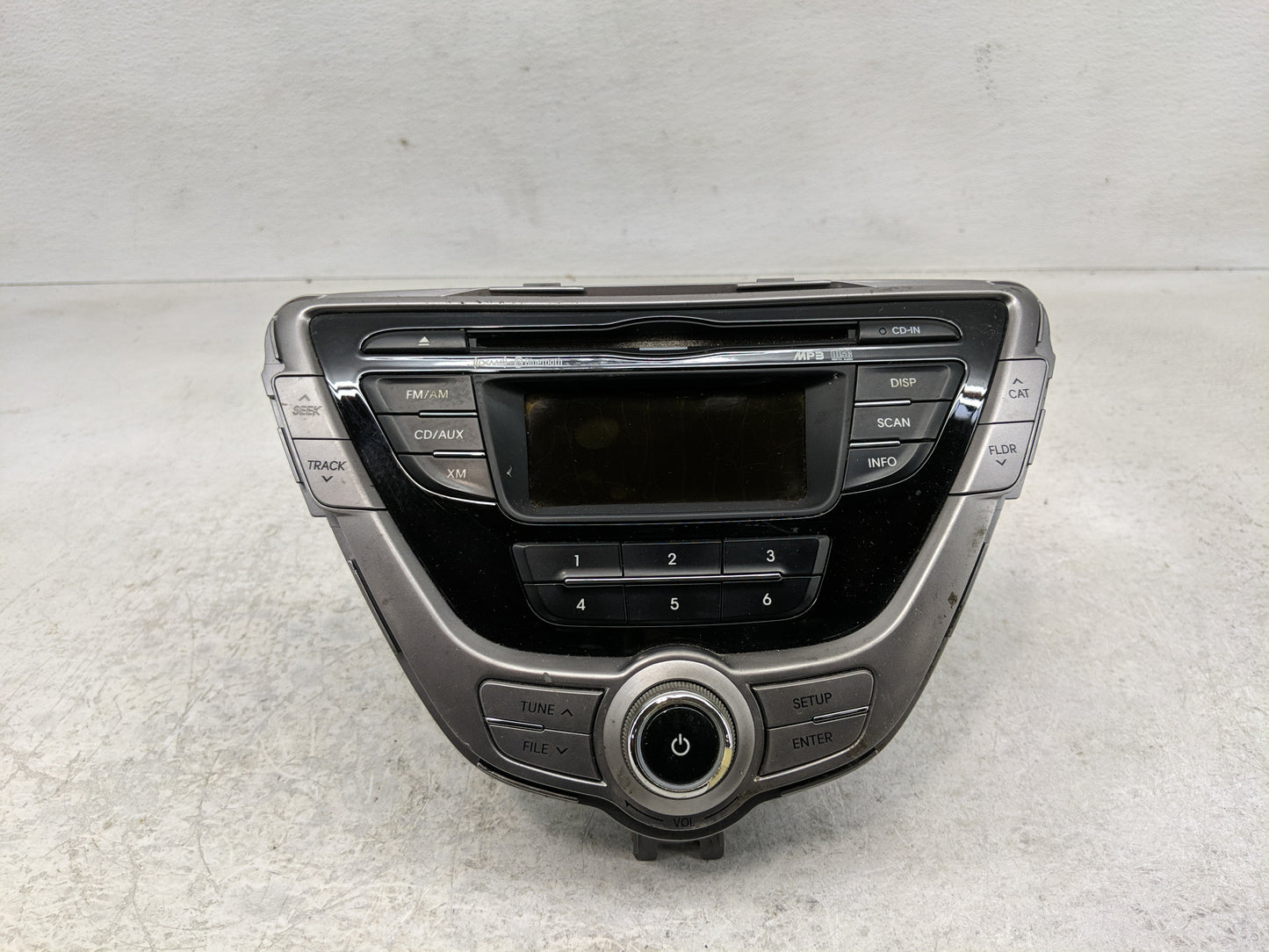 2011-2013 Hyundai Elantra Radio AM FM Cd Player Receiver Replacement P/N:96170-3X161RA5 Fits Fits 2011 2012 2013 OEM Used Au