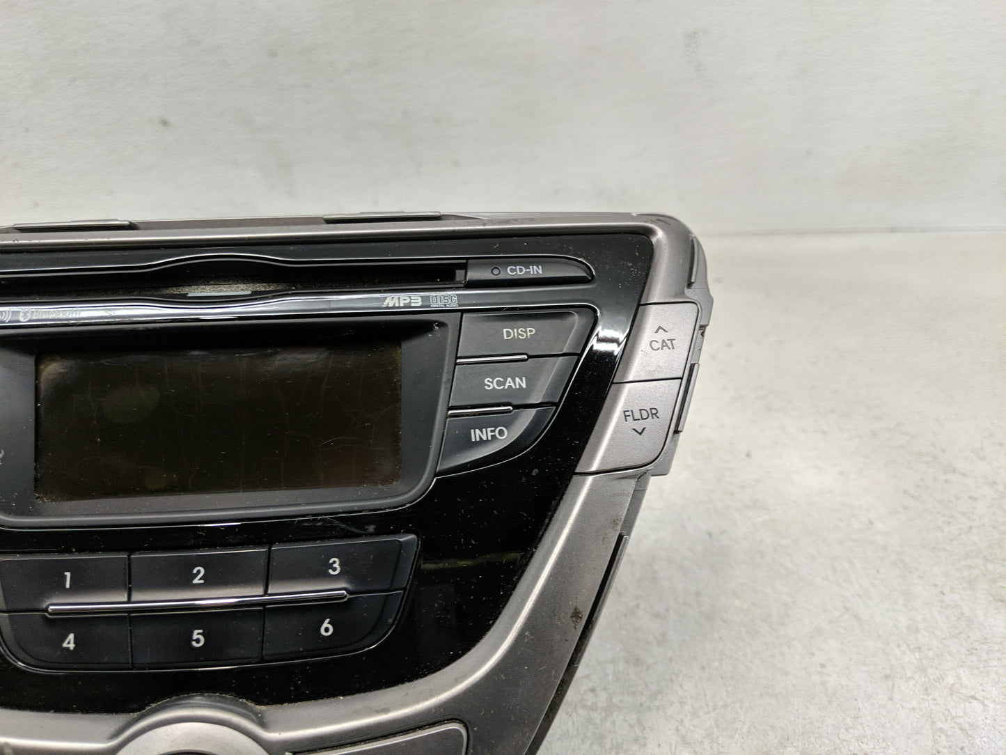 2011-2013 Hyundai Elantra Radio AM FM Cd Player Receiver Replacement P/N:96170-3X161RA5 Fits Fits 2011 2012 2013 OEM Used Au