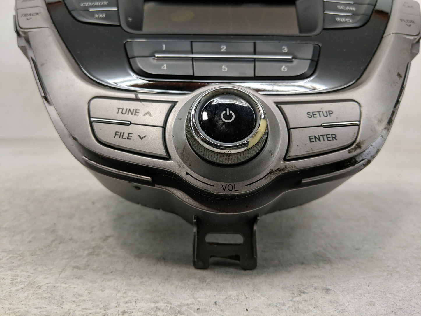 2011-2013 Hyundai Elantra Radio AM FM Cd Player Receiver Replacement P/N:96170-3X161RA5 Fits Fits 2011 2012 2013 OEM Used Au